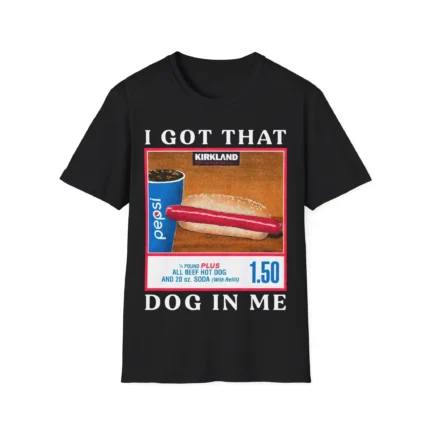 I Got That Hot Dog in Me T-shirt by AshBubble