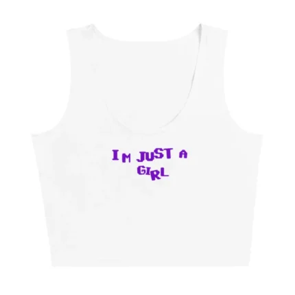 I'm Just a Girl Baby Tank tee