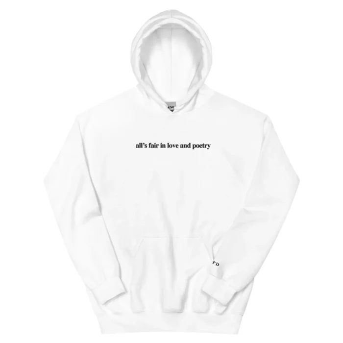 Taylor Swift's New Album TTPD All's Fair in Love and Poetry Hoodie