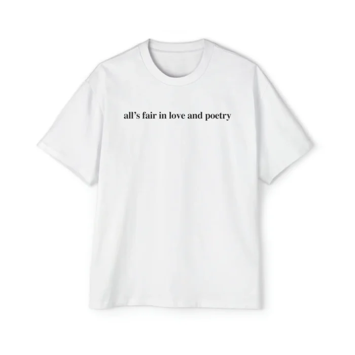Taylor Swift's New Album TTPD All's Fair in Love and Poetry T-shirt