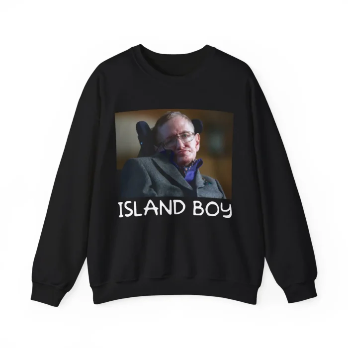 Stephen Hawking Island Boy Sweatshirt