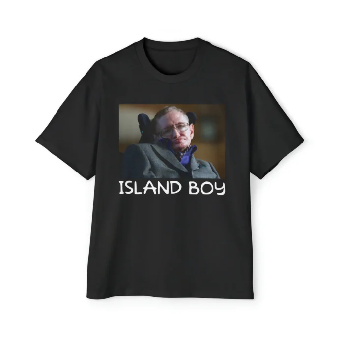Stephen Hawking Island Boy premium t-shirt