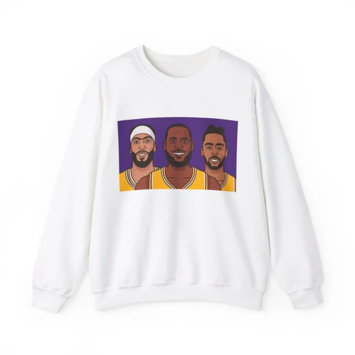 AD, LeBron, and Dlo lakers Sweatshirt