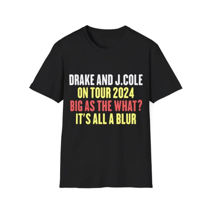 Drake and J.Cole on Tour 2024 Big as the What? It's All Blur Shirt