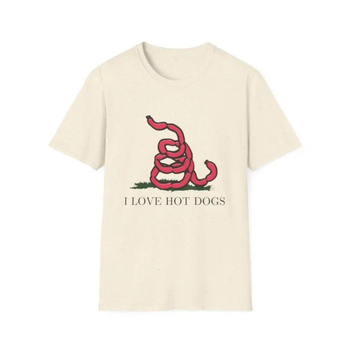 I Love Hot Dogs Gadsden Flag Shirt