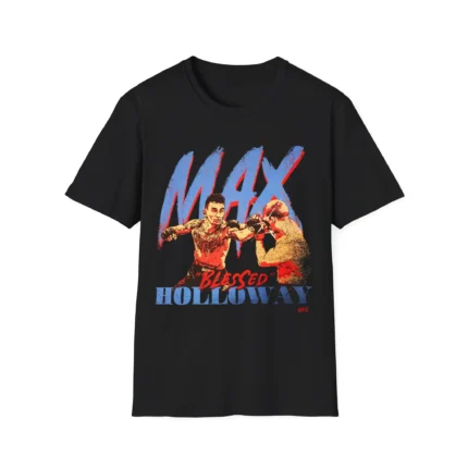 Max Holloway Blessed Strike UFC t-Shirt