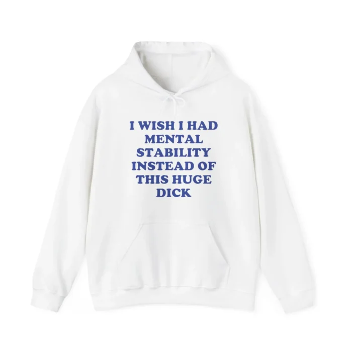 I Wish I Had Mental Stability Instead Of This Huge Dick Hoodie
