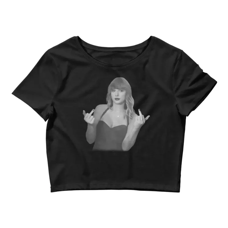 Taylor Swift Middle finger Crop Top