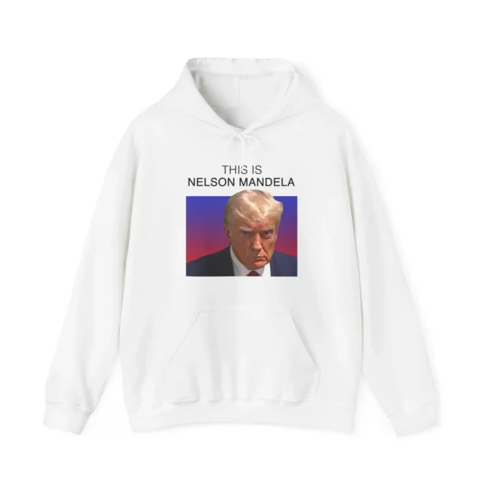 This is Nelson Mandela Trump Mug shot Hoodie