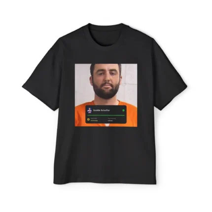 +1 Arrest Funny Scottie Scheffler Mug Shot Premium Shirt