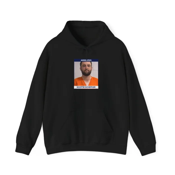 Arrested Scottie Scheffler Mug Shot Hoodie