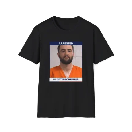 Arrested Scottie Scheffler Mug Shot t-Shirt