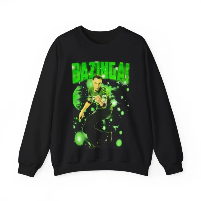 Big Bang Theory Sheldon Stars Bazinga Sweatshirt