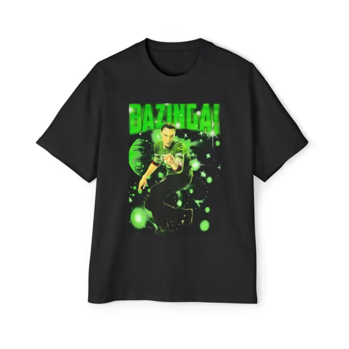 Big Bang Theory Sheldon Stars Bazinga T Shirt