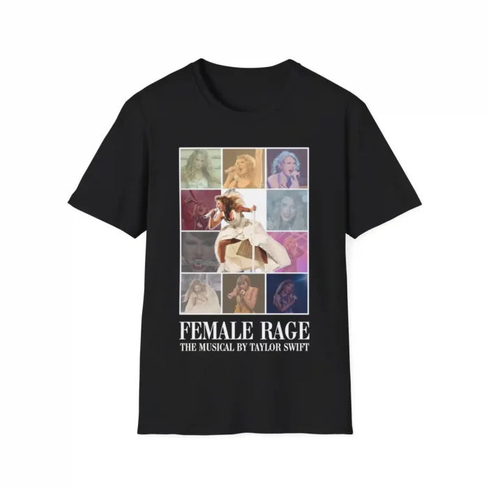 Female Rage The Musical by Taylor Swift t-Shirt Black