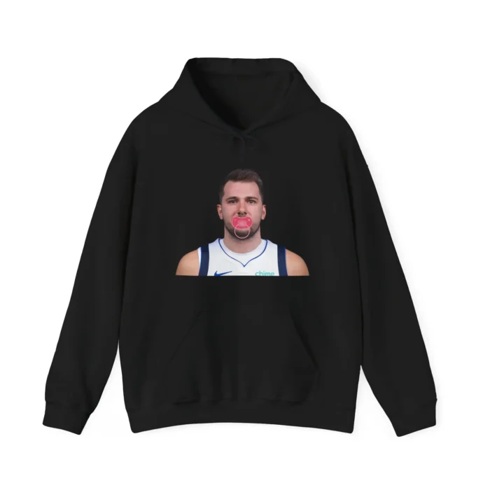 Luka Doncic Sucking On Pink Pacifier Hoodie