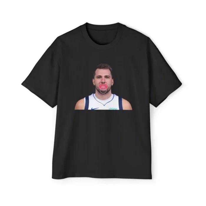 Luka Doncic Sucking On Pink Pacifier Premium Shirt