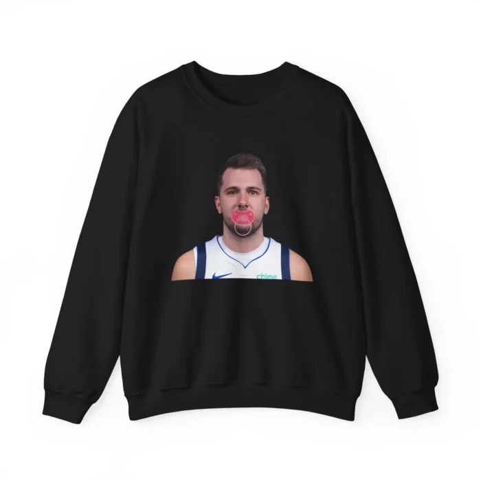 Luka Doncic Sucking On Pink Pacifier Sweatshirt