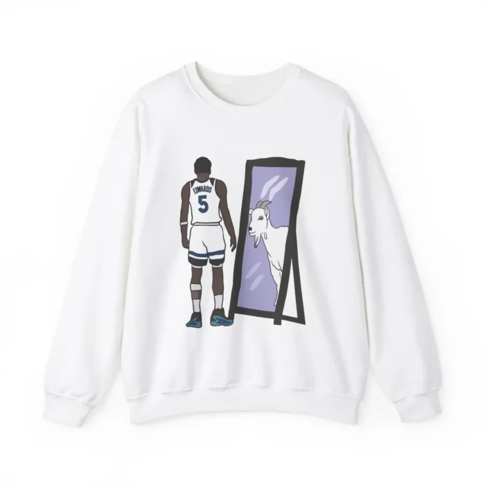 Minnesota Timberwolves Anthony Edwards Mirror GOAT Sweatshirt