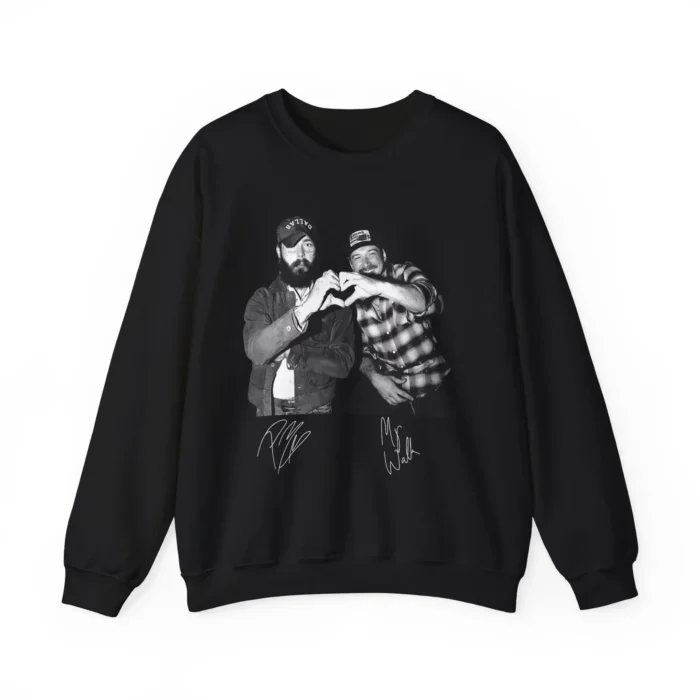 Post And Morgan I Had Some Help Heart Hand Sweatshirt