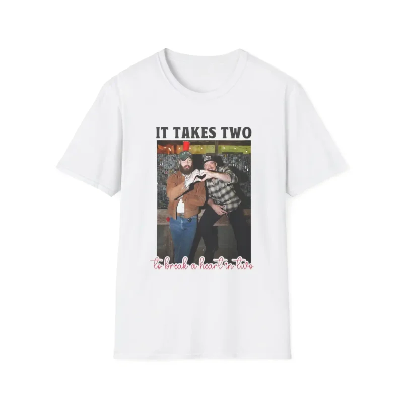 Post Malone Morgan Wallen It Takes Two To Break A Heart In Two t-Shirt