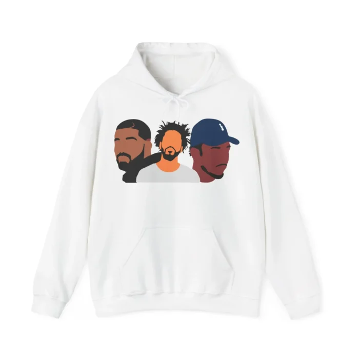 Retro Drake J Cole Kendrick Lamar Rapper Star Hoodie