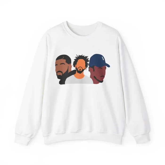 Retro Drake J Cole Kendrick Lamar Rapper Star Sweatshirt