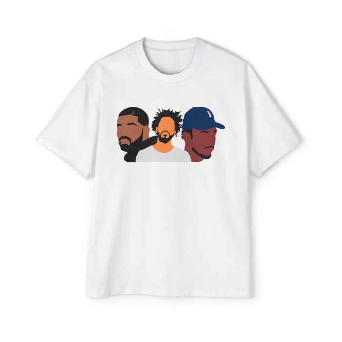 Retro Drake J Cole Kendrick Lamar Rapper Star T Shirt