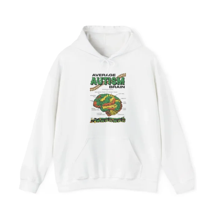 Average Autism Brain Hoodie