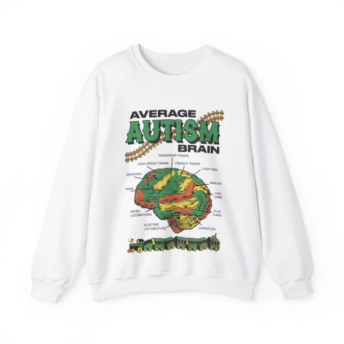 Average Autism Brain Sweatshirt