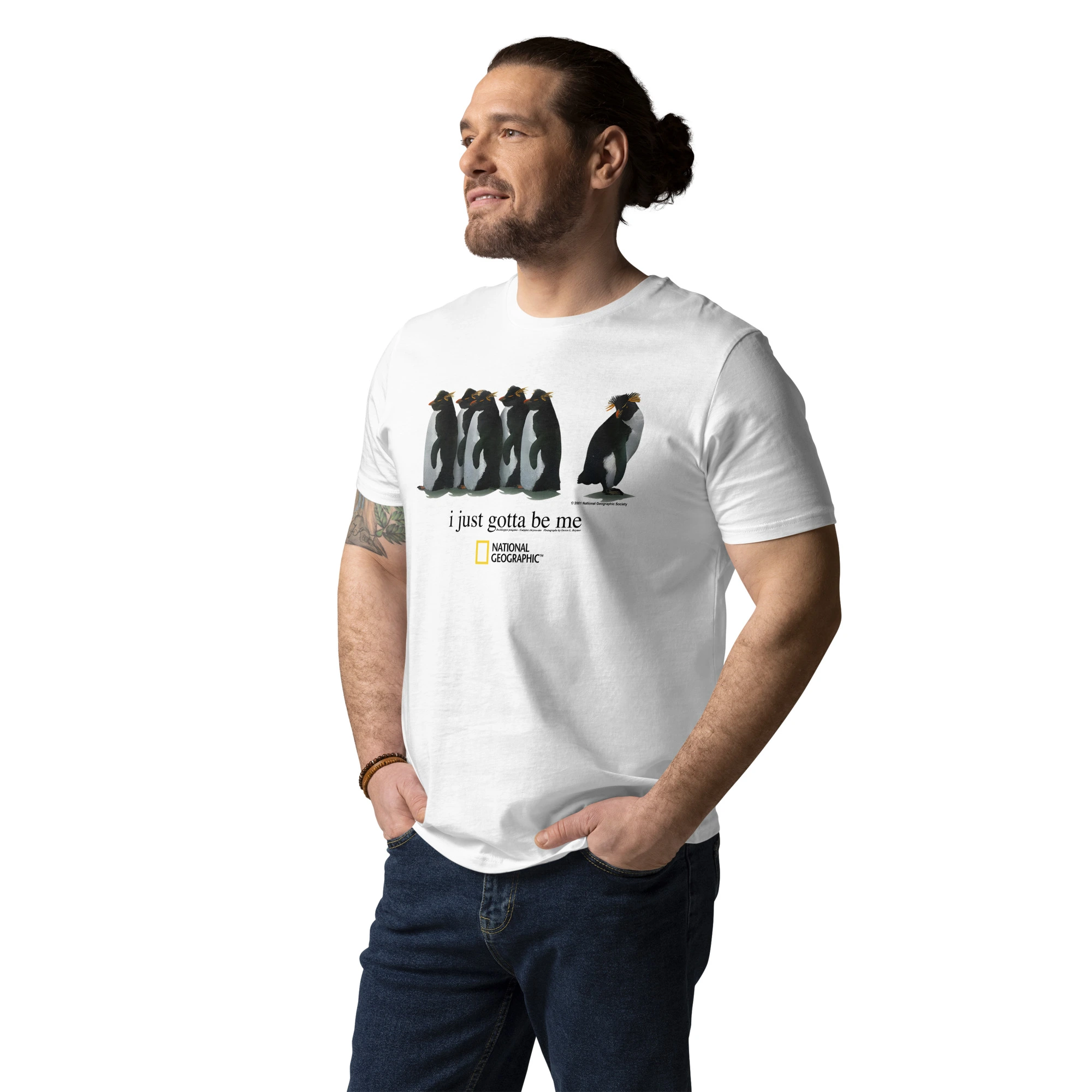 I Just Gotta Be Me Penguin Shirt - National Geographic Vintage Tee