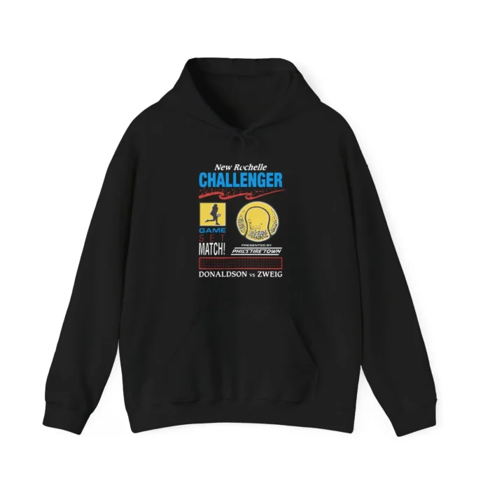 New Rochelle Challenger Game Set Match Hoodie