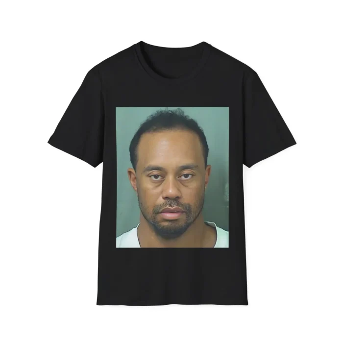 Tiger Woods Mugshot Shirt