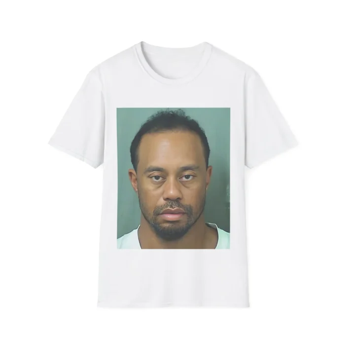 Tiger Woods Mugshot Shirt