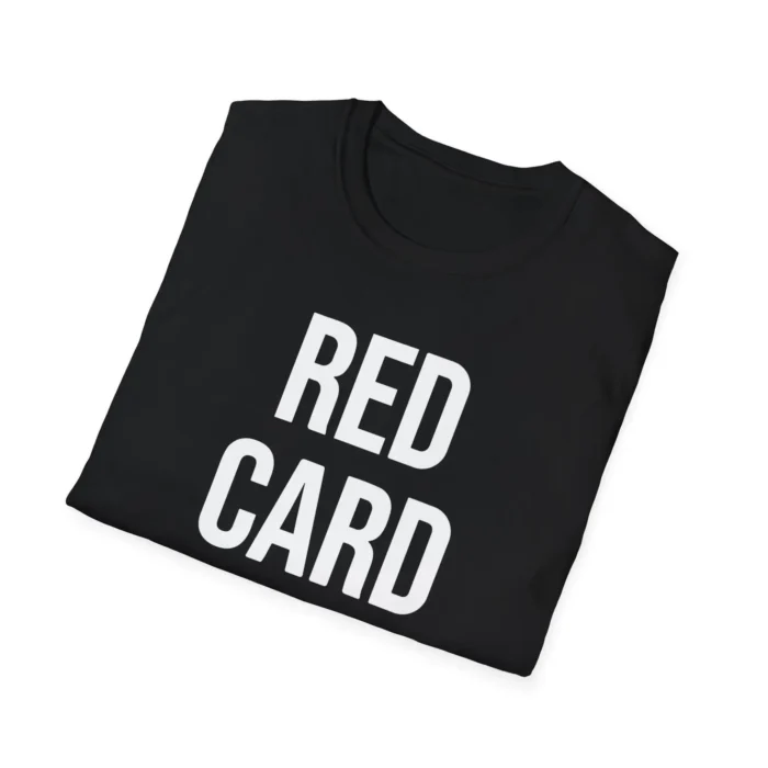 Red Card For Israel Folded Shirt