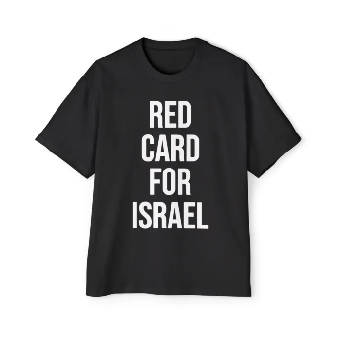 Red Card For Israel T Shirt