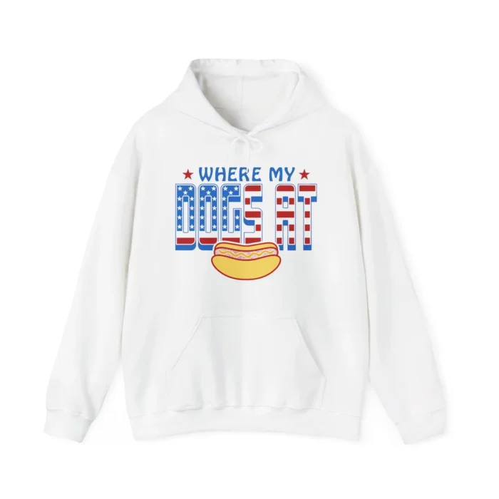 Where My Dogs At Usa Hoodie