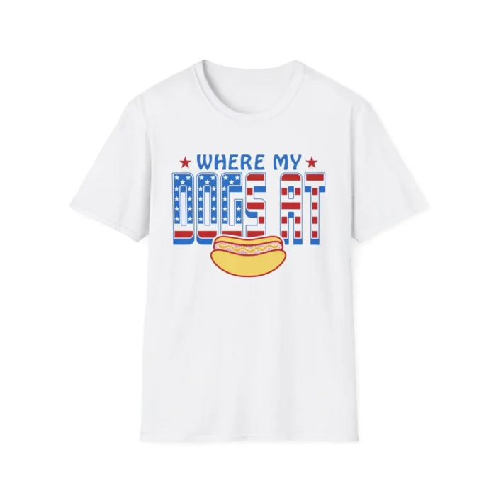 Where My Dogs At Usa Shirt