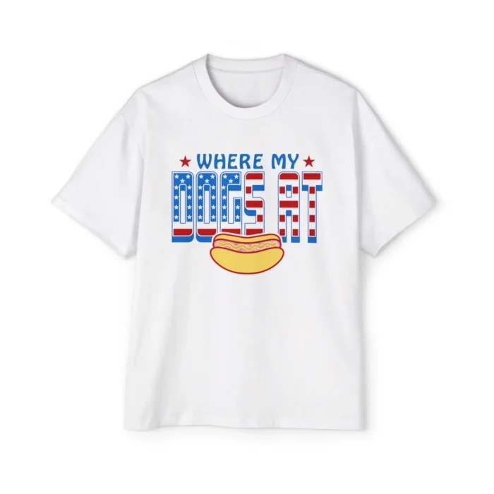 Where My Dogs At Usa T Shirt