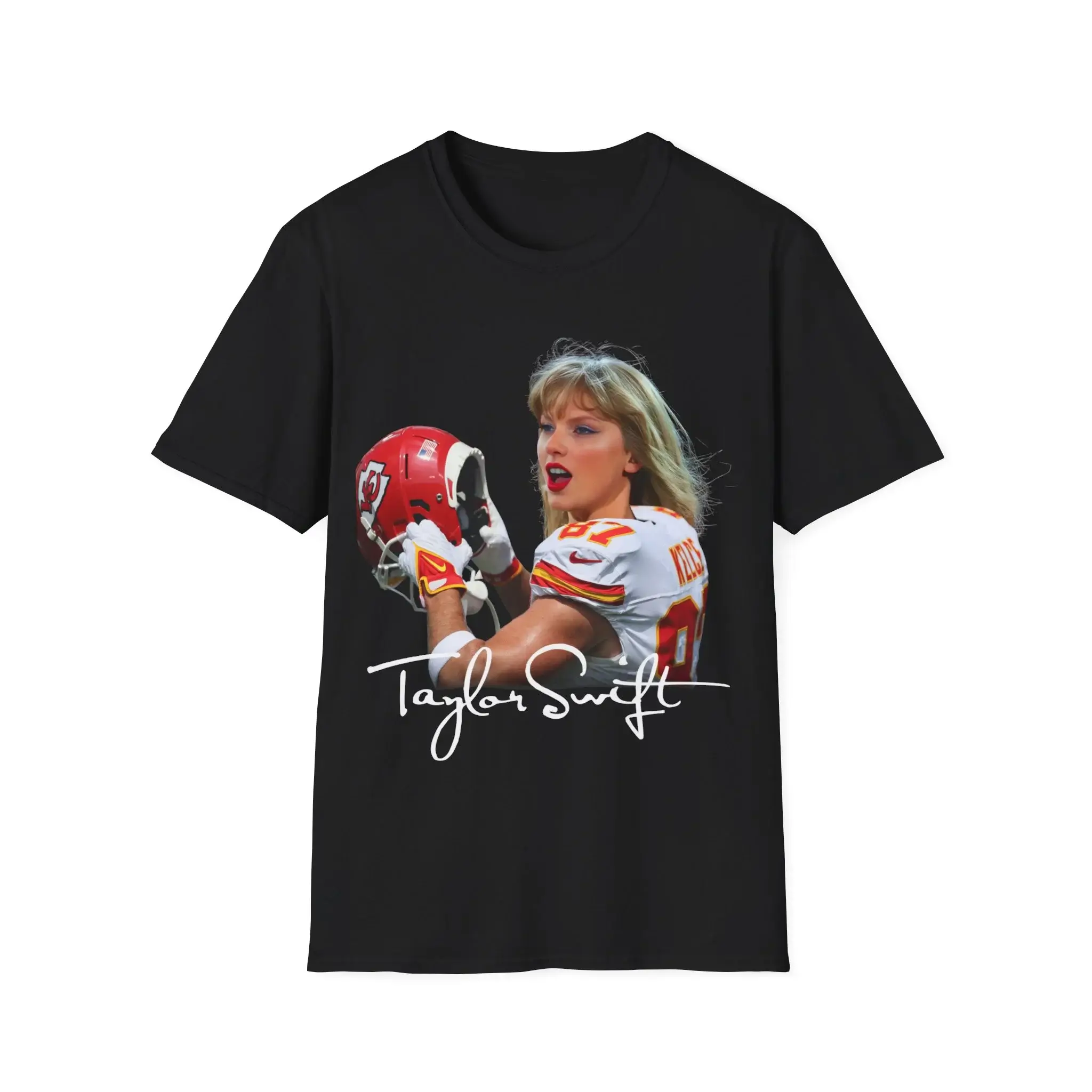 Taylor Swift with Chiefs Jersey Shirt TS Travis Kelce Tee AshBubble