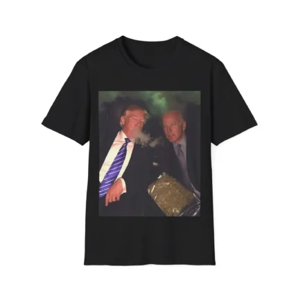 Trump and Biden Smoking Weed Shirt