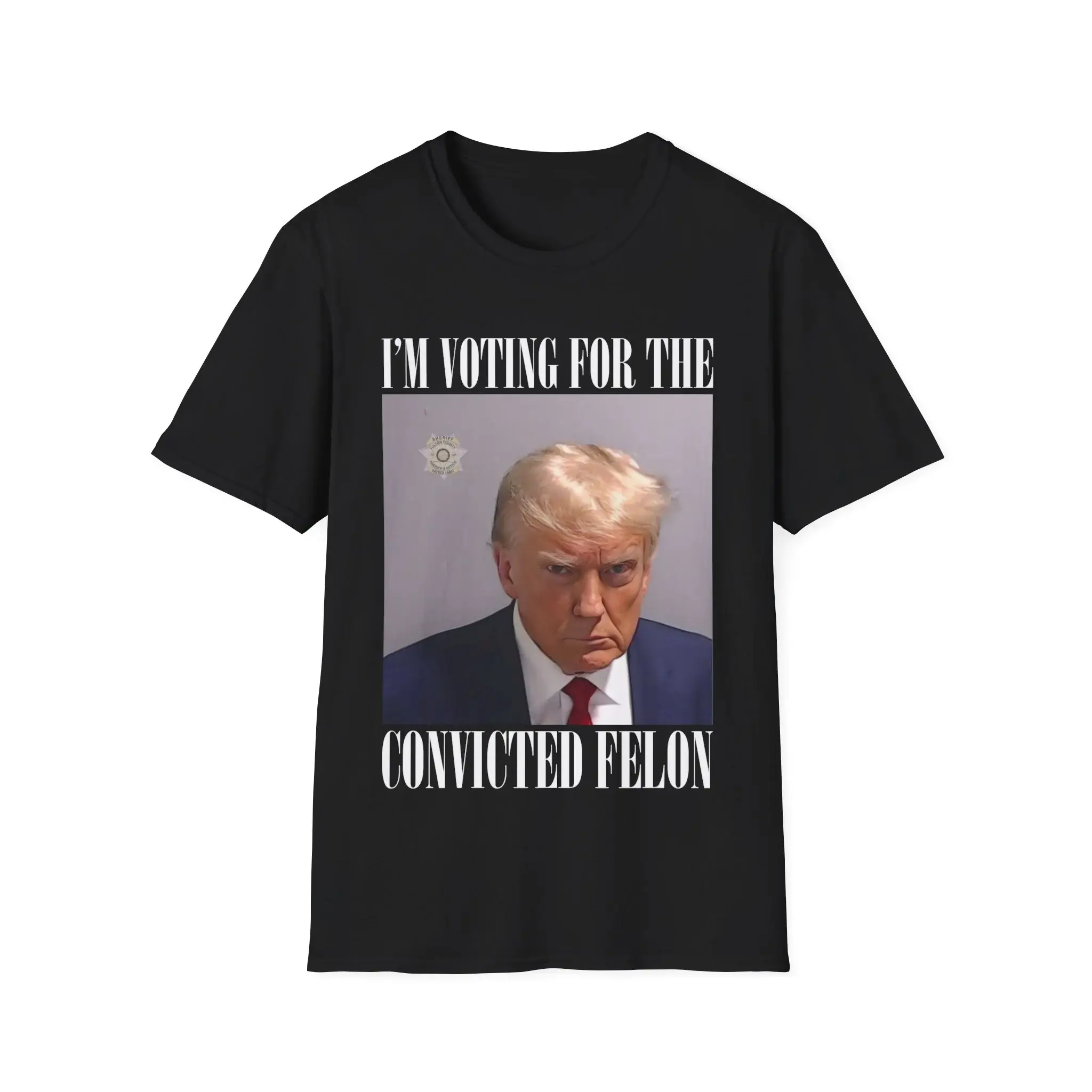 Trump Felon Shirt - I'm Voting For The Convicted Felon Tee - AshBubble