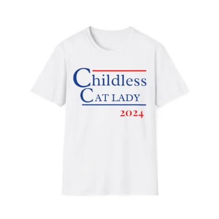 Childless Cat Lady 2024 Election Shirt