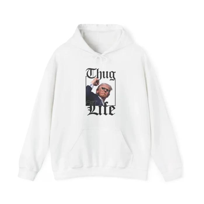 Donald Trump Assassination Attempt Thug Life Hoodie