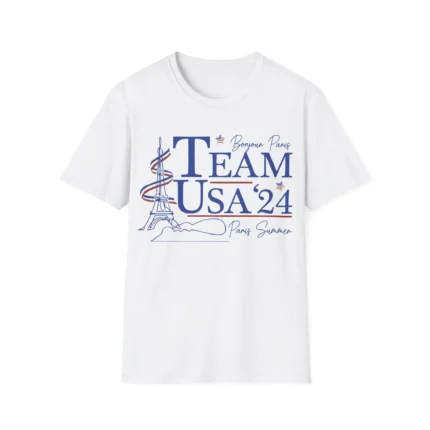 Bonjour Paris Team USA Shirt