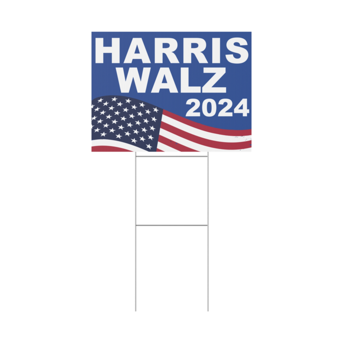 Harris Walz 2024 Yard Sign