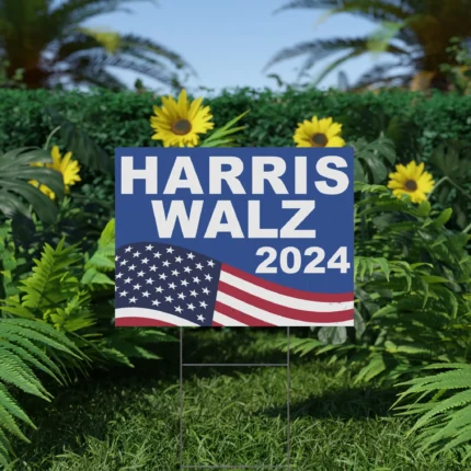 Harris Walz 2024 Yard Sign