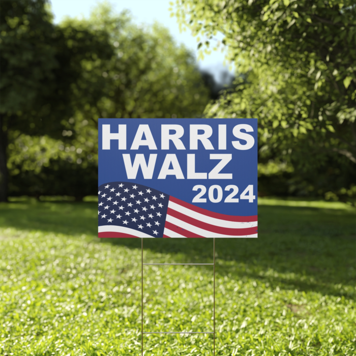 Harris Walz 2024 Yard Sign