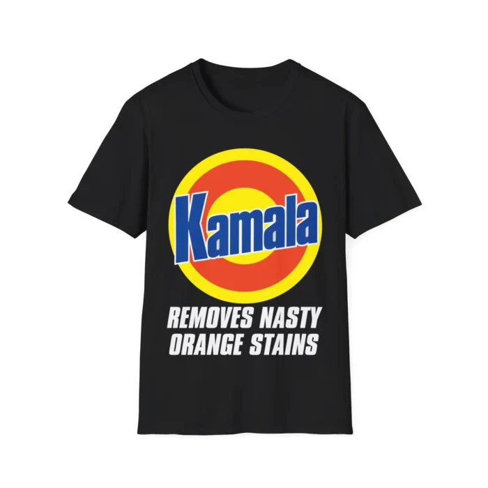 Kamala Removes Nasty Orange Stains Shirt
