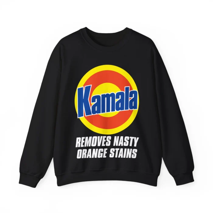 Kamala Removes Nasty Orange Stains Sweatshirt